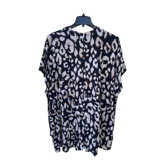 H&M Leopard Print Knee-length Dress Sz XL - Picture 4 of 9